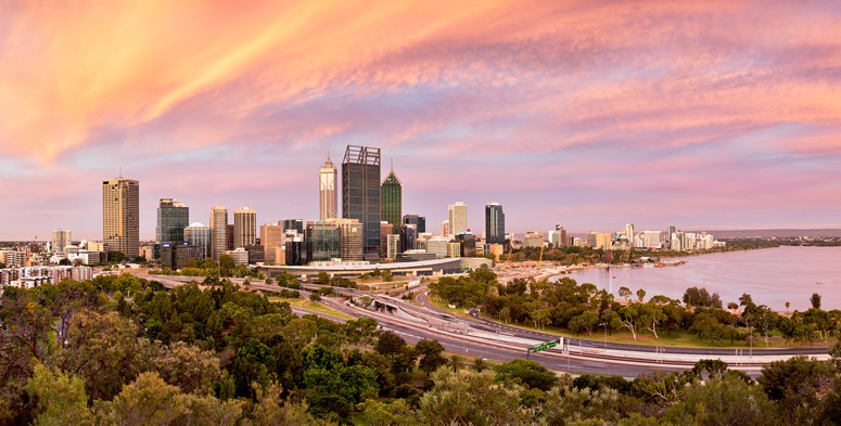 Perth City Skyline, Western Australia